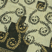 Sushila Vintage Indian Saree 100% Pure Cotton Printed Floral Soft Craft Fabric