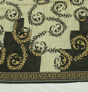 Sushila Vintage Indian Saree 100% Pure Cotton Printed Floral Soft Craft Fabric