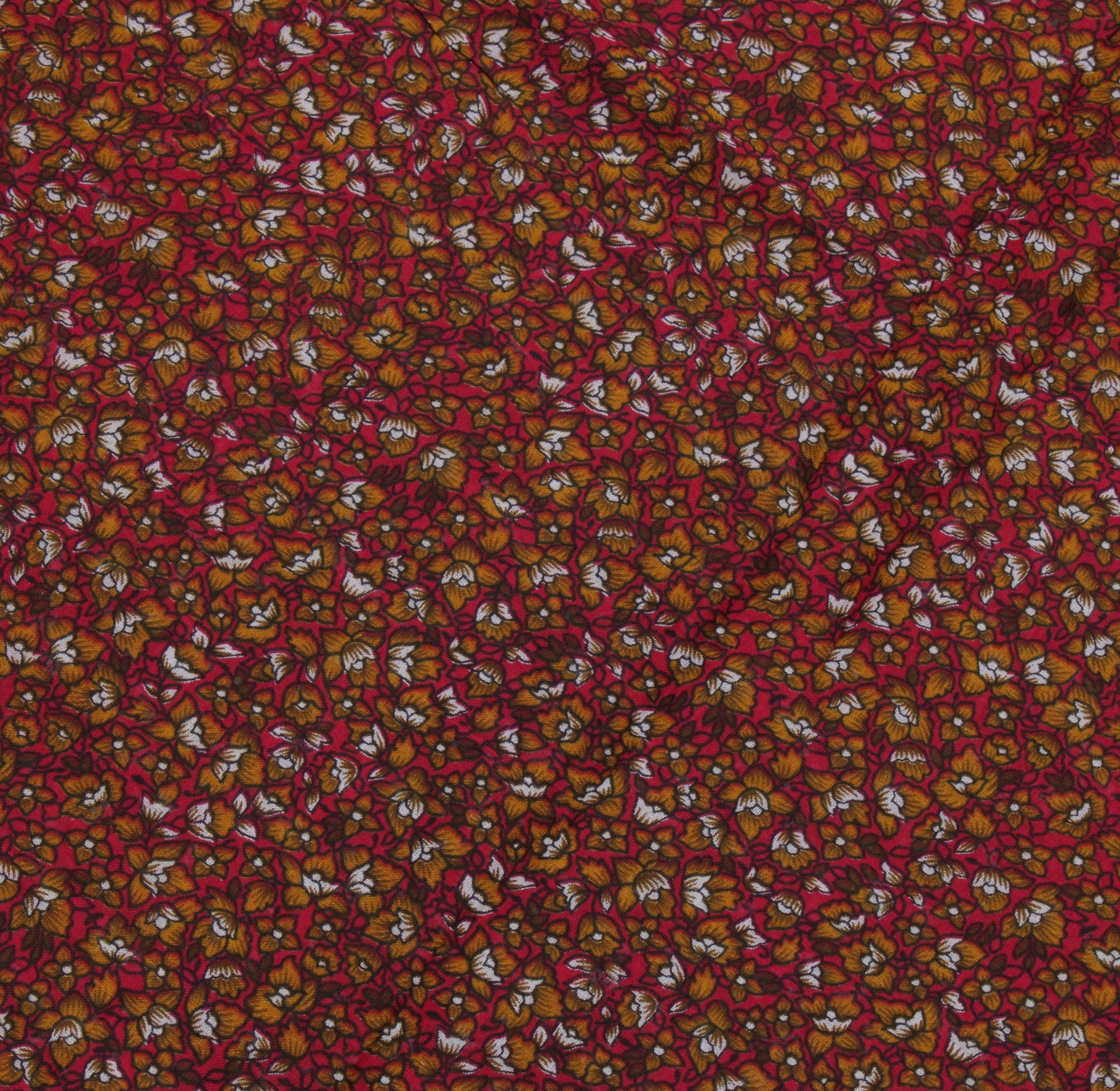 Sushila Vintage Magenta Saree 100% Pure Cotton Printed Floral Soft Craft Fabric