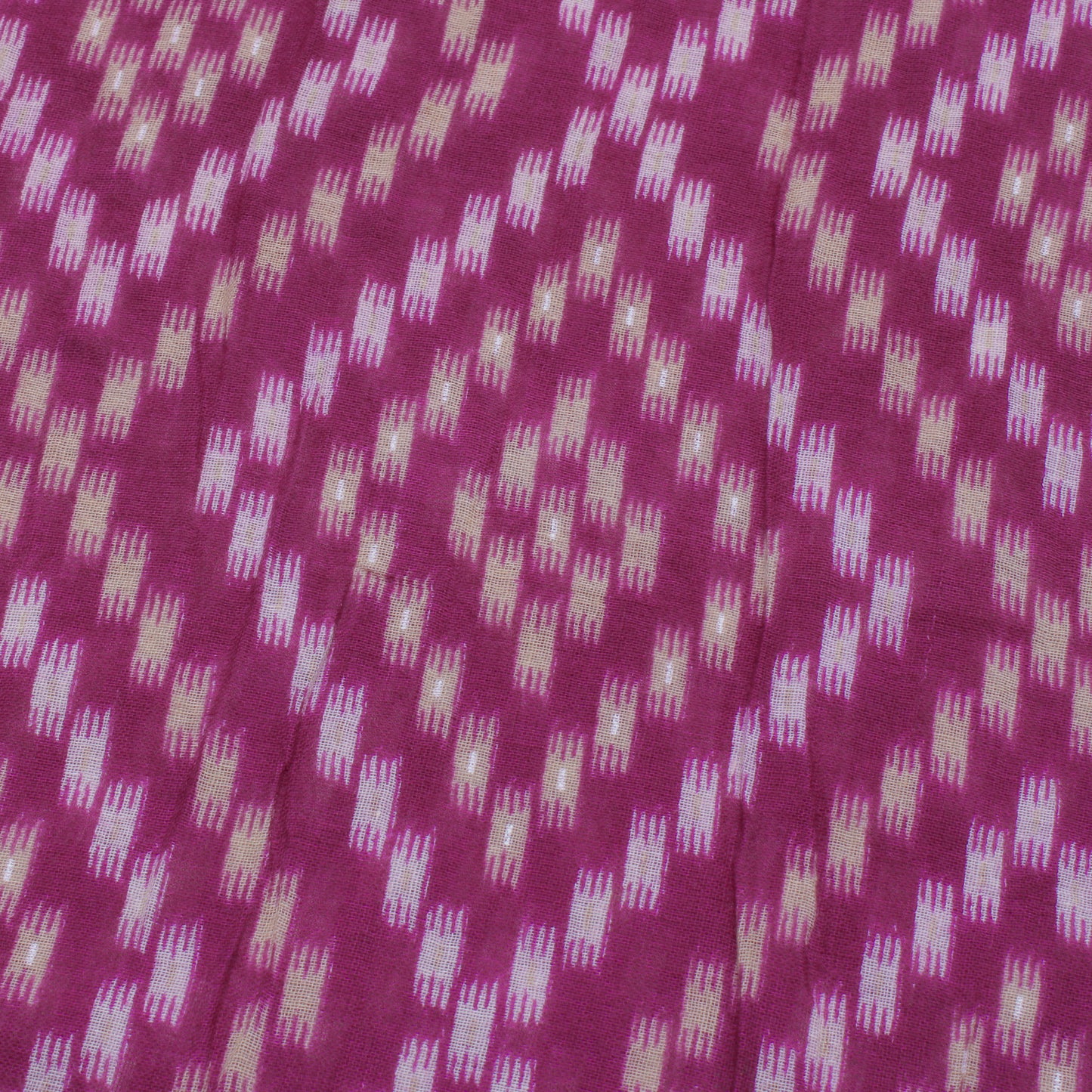 Sushila Vintage Purple Saree 100% Pure Cotton Printed 5 Yard Soft Craft Fabric