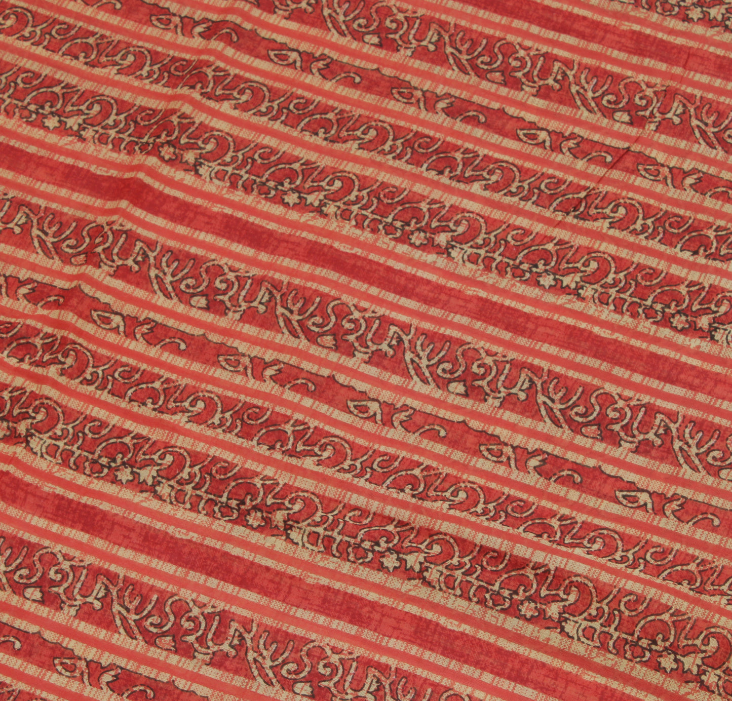 Sushila Vintage Indian Saree 100% Pure Cotton Printed Human Soft Craft Fabric