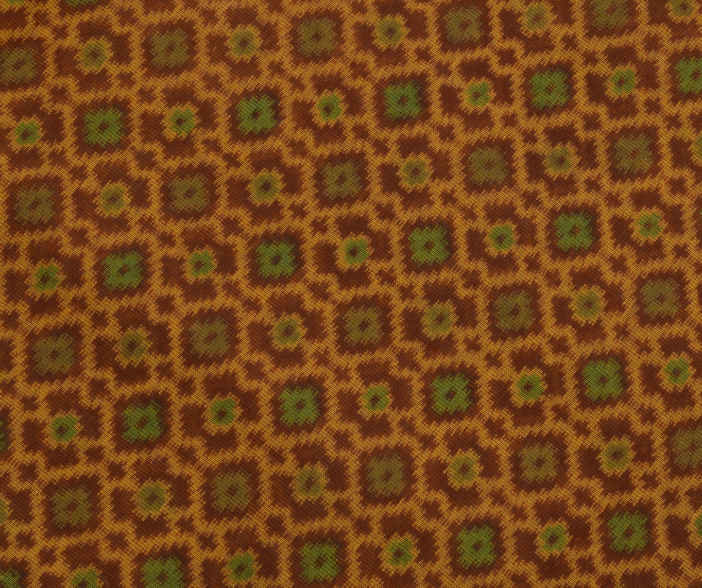 Sushila Vintage Brown Saree 100% Pure Cotton Printed 5 Yard  Soft Craft Fabric