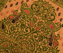 Sushila Vintage Indian Saree 100% Pure Cotton Printed Floral Soft Craft Fabric