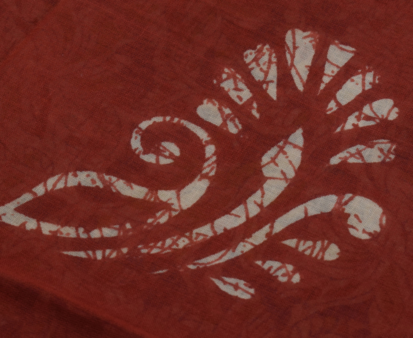 Sushila Vintage Maroon Saree Pure Cotton Kalamkari Printed Soft Craft Fabric