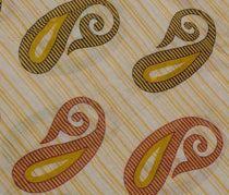 Sushila Vintage Indian Saree 100% Pure Cotton Printed Paisley Soft Craft Fabric