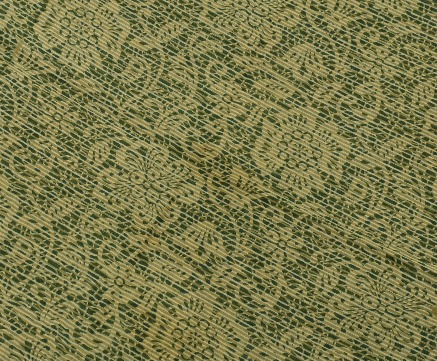 Sushila Vintage Brown Saree 100% Pure Cotton Printed Floral Soft Craft Fabric
