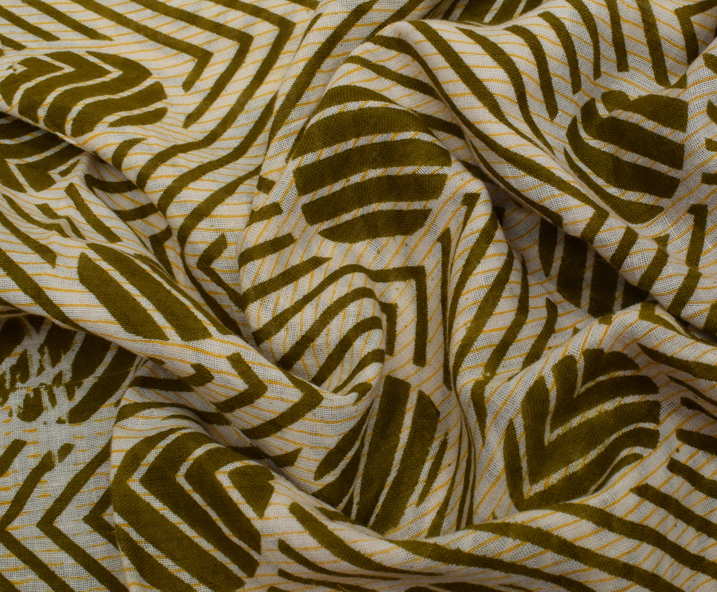 Sushila Vintage Cream Saree 100% Pure Cotton Printed Soft Craft 5 Yard Fabric