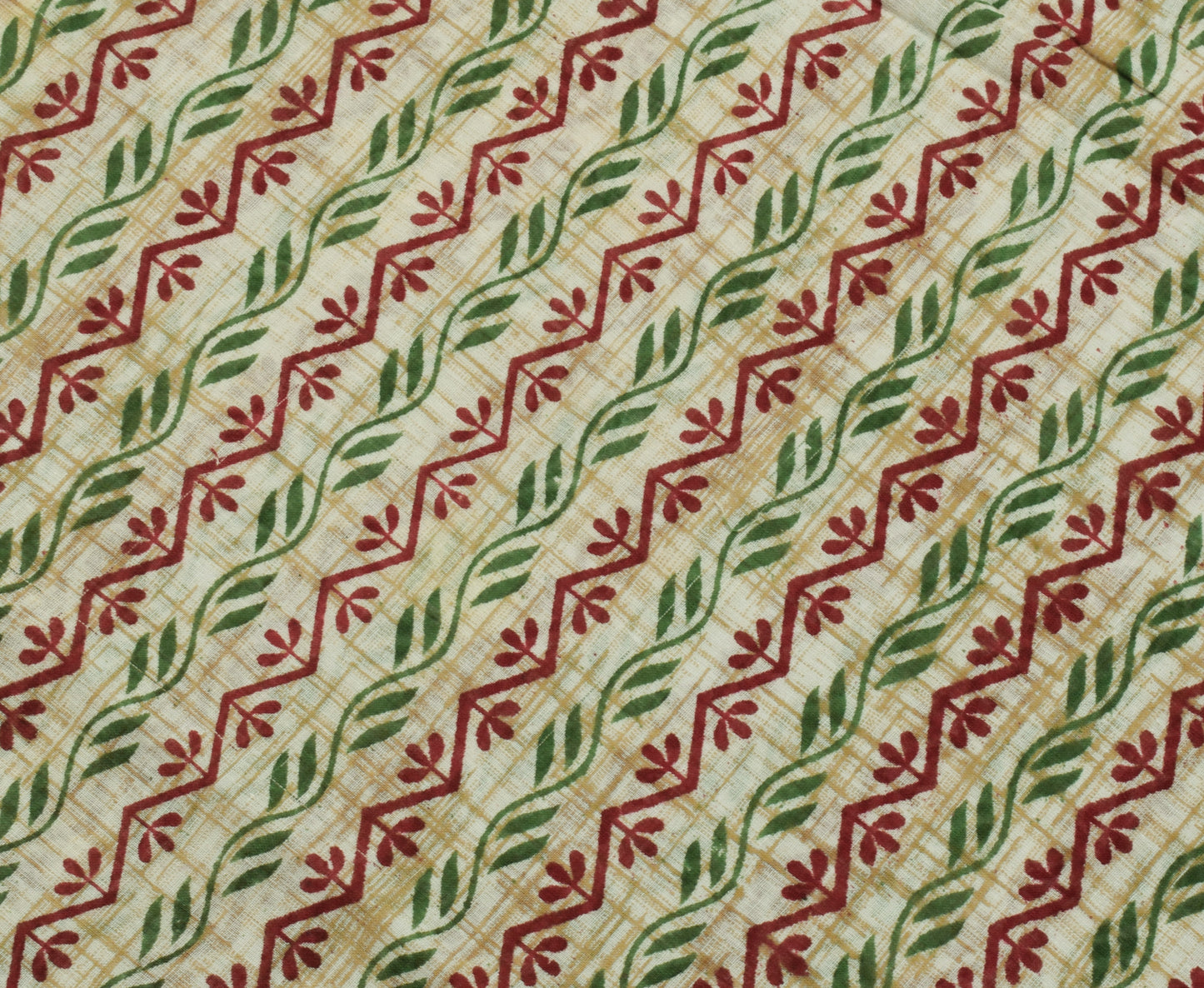 Sushila Vintage Indian Saree 100% Pure Cotton Printed Floral Soft Craft Fabric