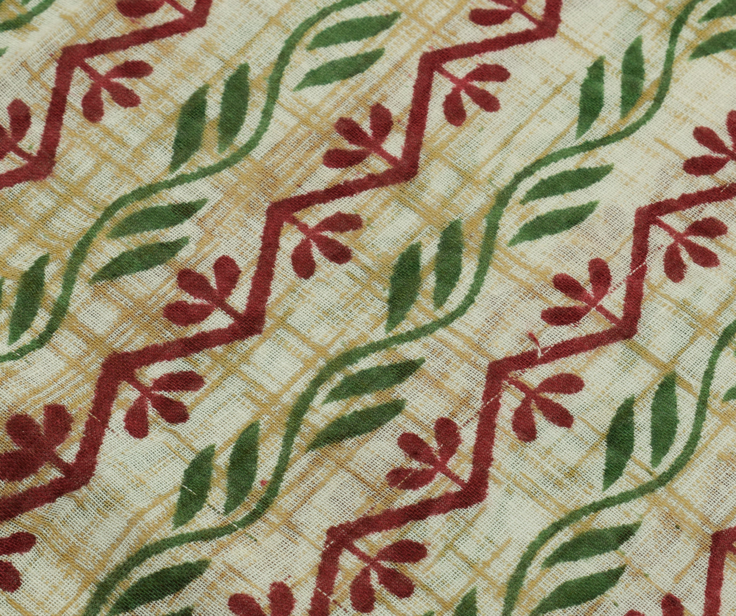 Sushila Vintage Indian Saree 100% Pure Cotton Printed Floral Soft Craft Fabric