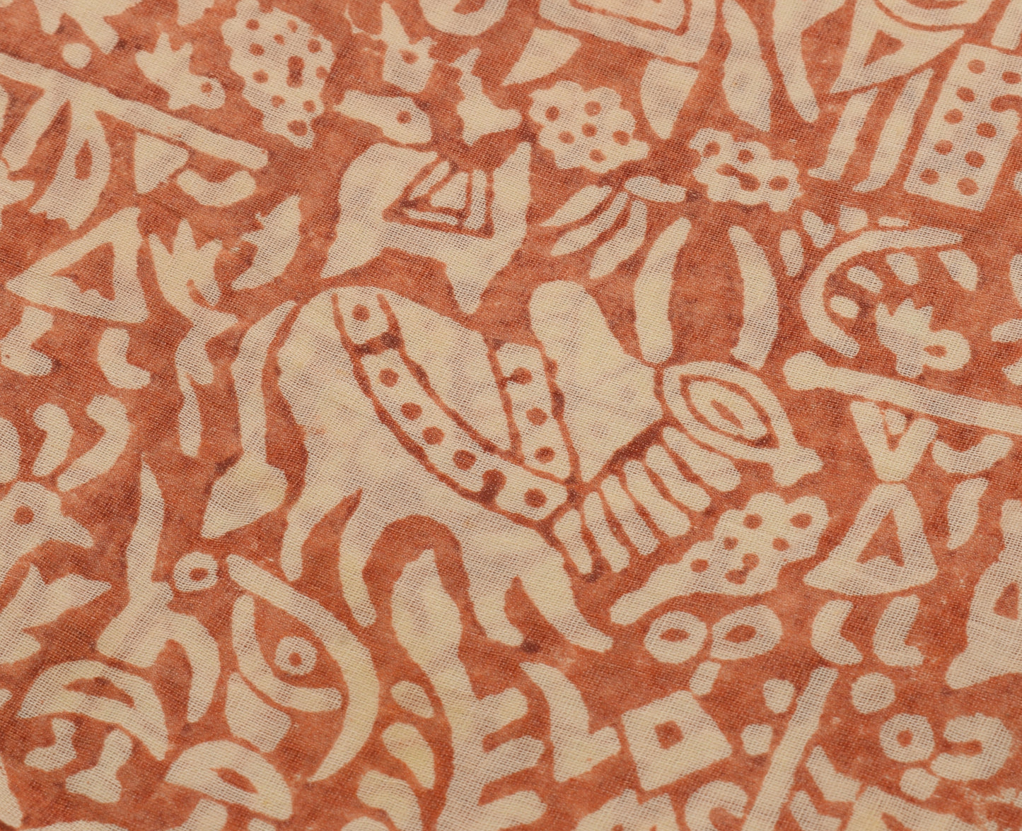 Sushila Vintage Indian Saree 100% Pure Cotton Printed 5 Yard  Soft Craft Fabric