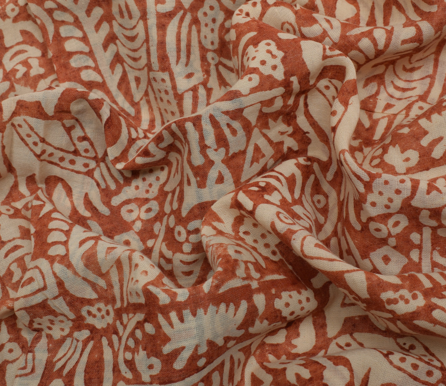 Sushila Vintage Indian Saree 100% Pure Cotton Printed 5 Yard  Soft Craft Fabric