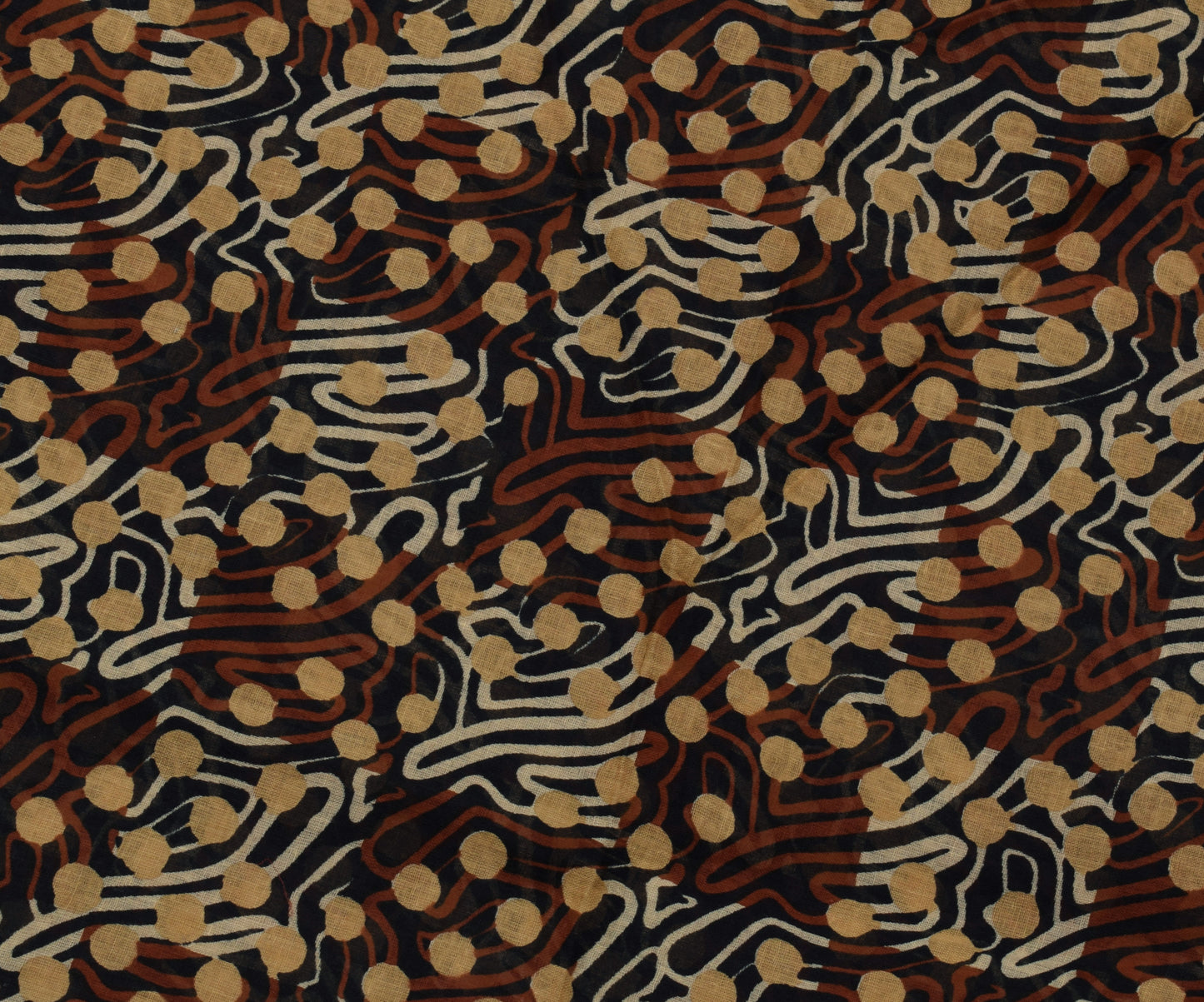 Sushila Vintage Indian Saree 100% Pure Cotton Printed 5 Yard Soft Craft Fabric