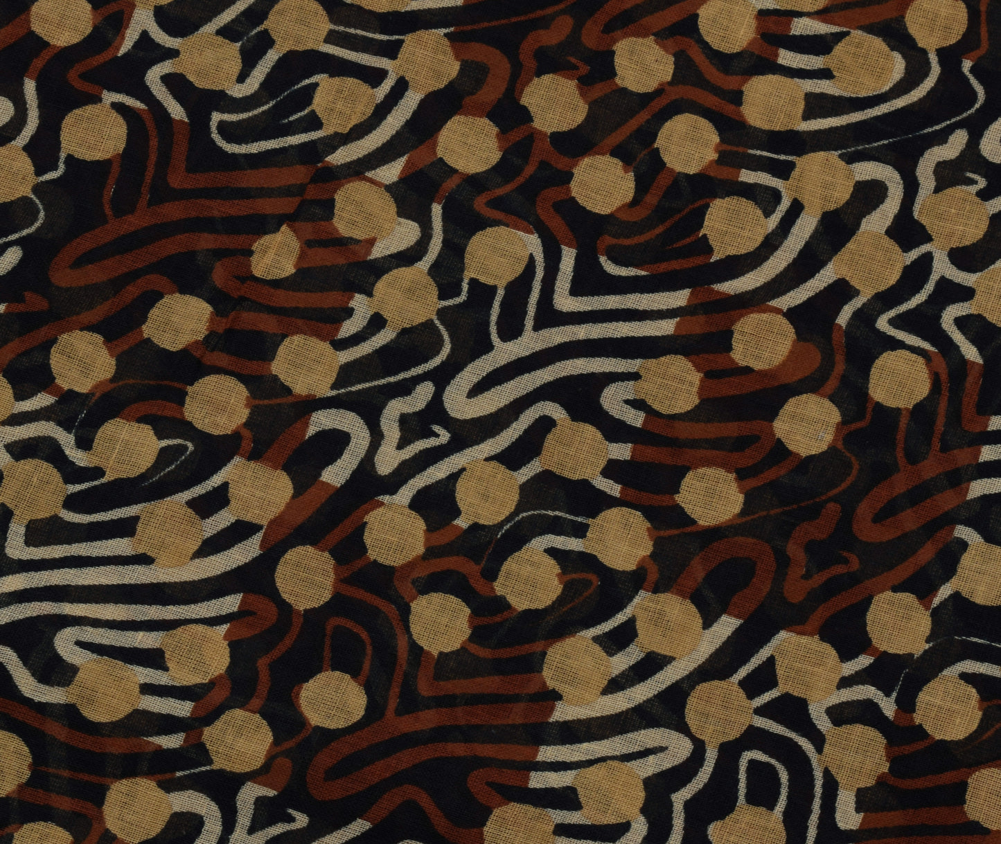 Sushila Vintage Indian Saree 100% Pure Cotton Printed 5 Yard Soft Craft Fabric