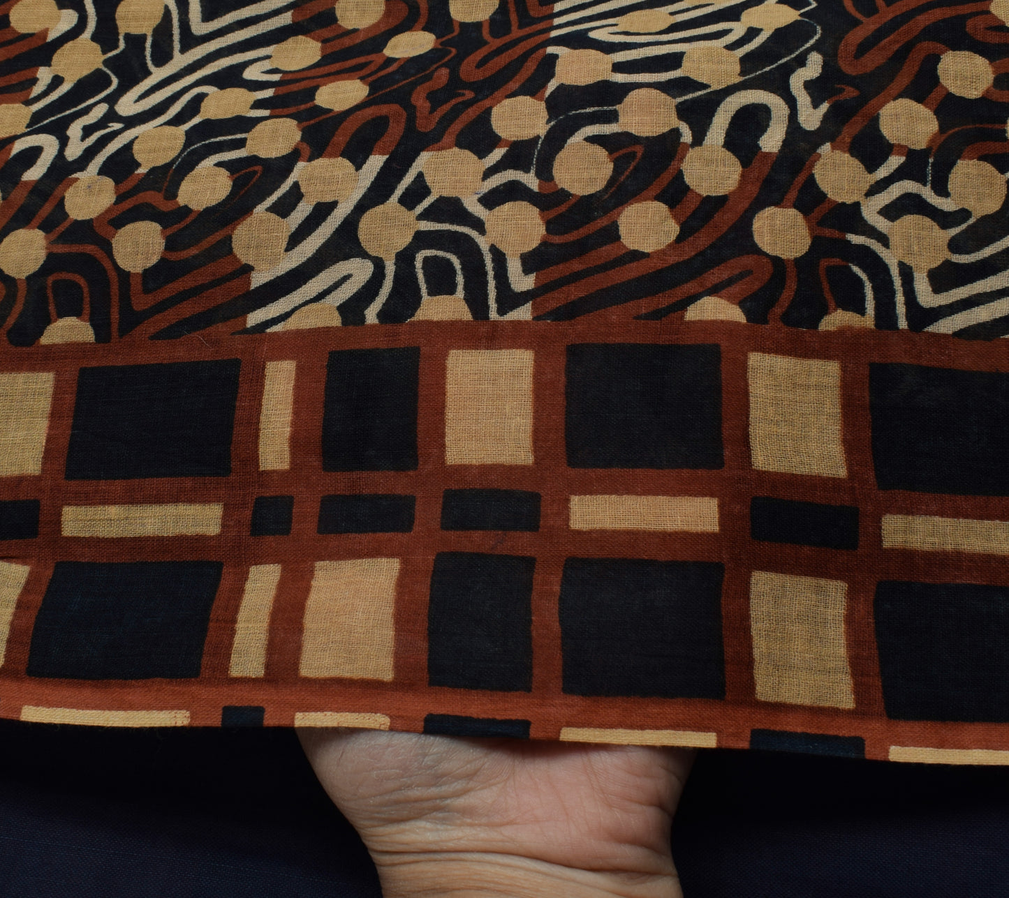 Sushila Vintage Indian Saree 100% Pure Cotton Printed 5 Yard Soft Craft Fabric