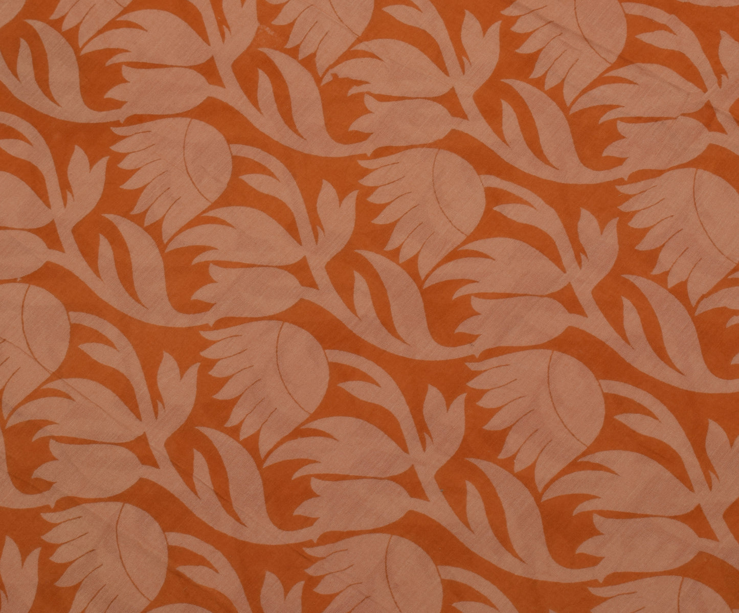 Sushila Vintage Indian Saree Pure Cotton Printed Floral Soft 5 Yard Craft Fabric