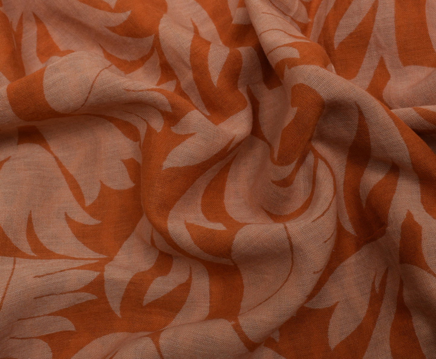 Sushila Vintage Indian Saree Pure Cotton Printed Floral Soft 5 Yard Craft Fabric