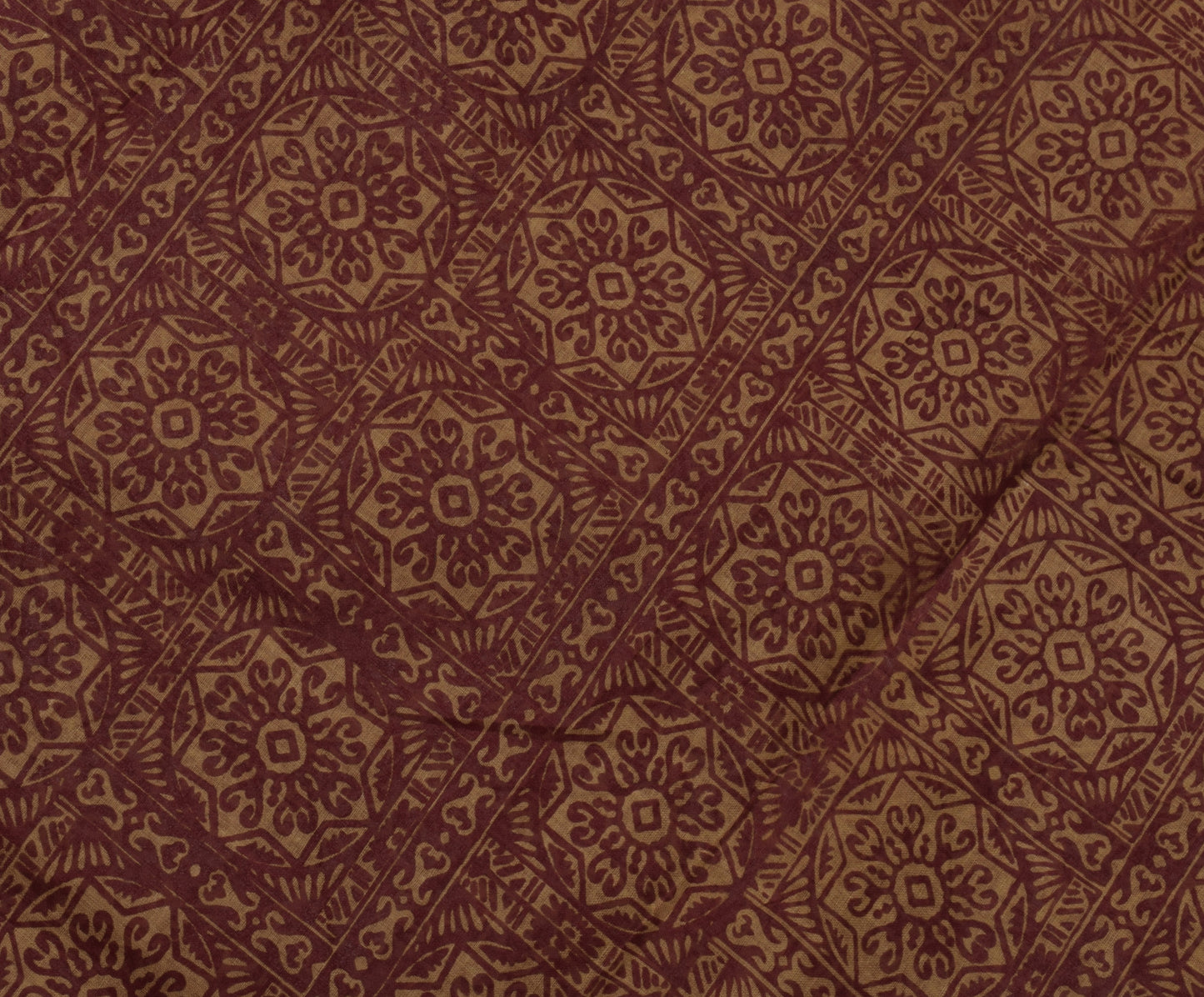 Sushila Vintage Indian Saree 100% Pure Cotton Printed Floral 5 Yard Craft Fabric