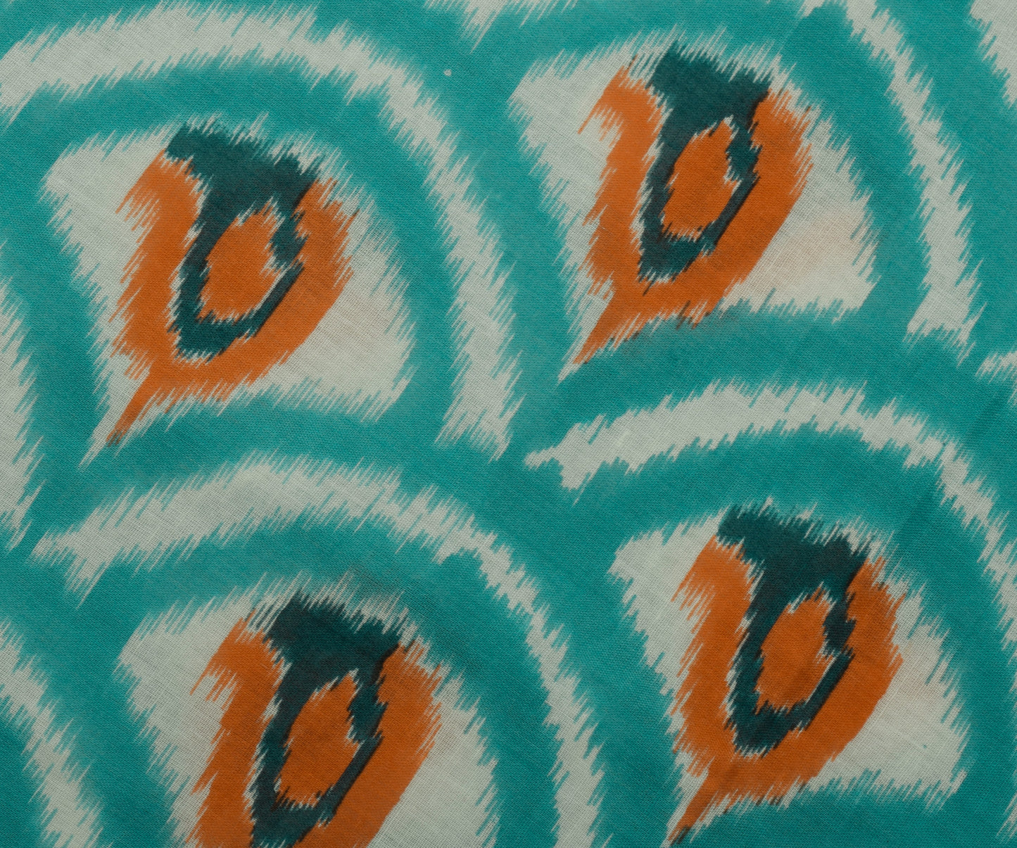 Sushila Vintage Indian Saree 100% Pure Cotton Printed 5 Yard Soft Craft Fabric
