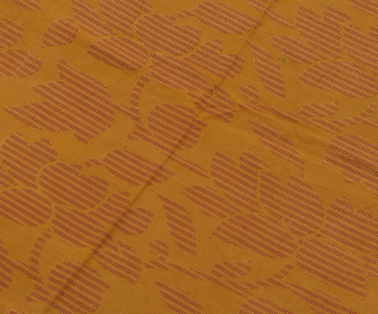 Sushila Vintage Brown Saree 100% Pure Cotton Printed Floral Soft Craft Fabric