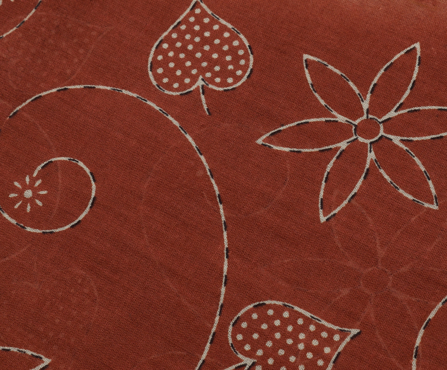 Sushila Vintage Cream Saree 100% Pure Cotton Printed 5 Yard Soft Craft Fabric