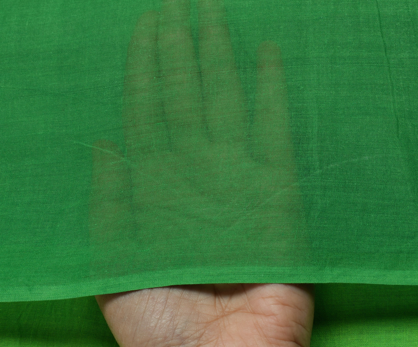 Sushila Vintage Green Saree 100% Pure Cotton Printed 5 Yard Soft Craft Fabric