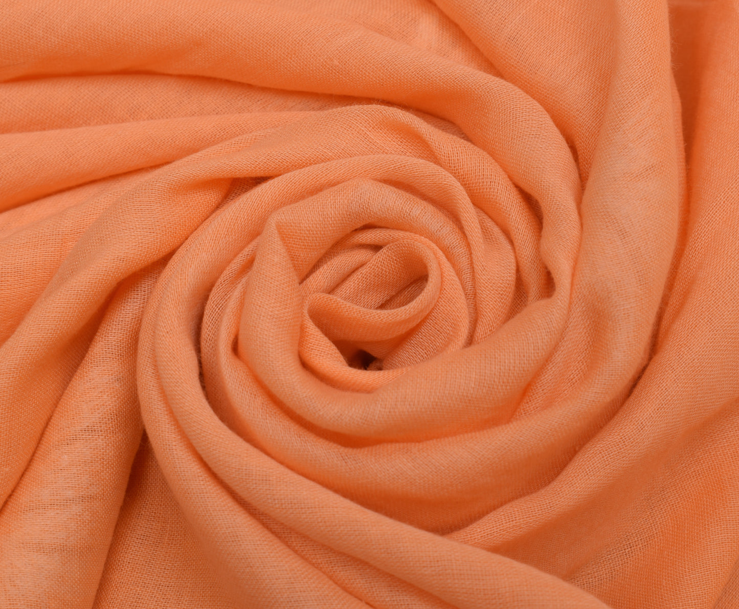 Sushila Vintage Peach Saree 100% Pure Cotton Thread Embroidered Craft Fabric