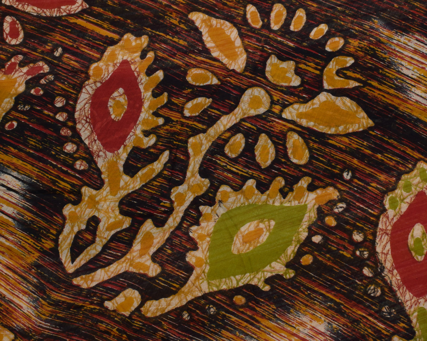 Sushila Vintage Indian Saree 100% Pure Cotton Printed 5 Yard Soft Craft Fabric