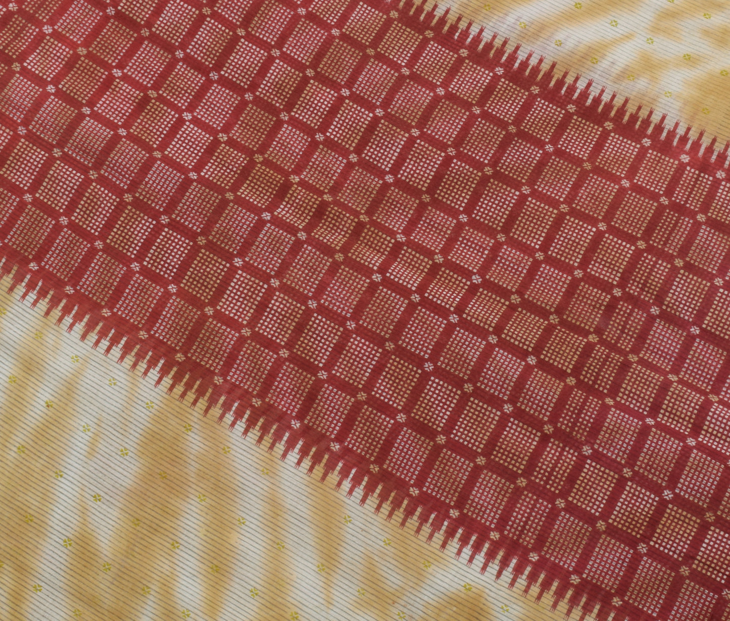 Sushila Vintage Indian Saree 100% Pure Cotton Printed 5 Yard Soft Craft Fabric
