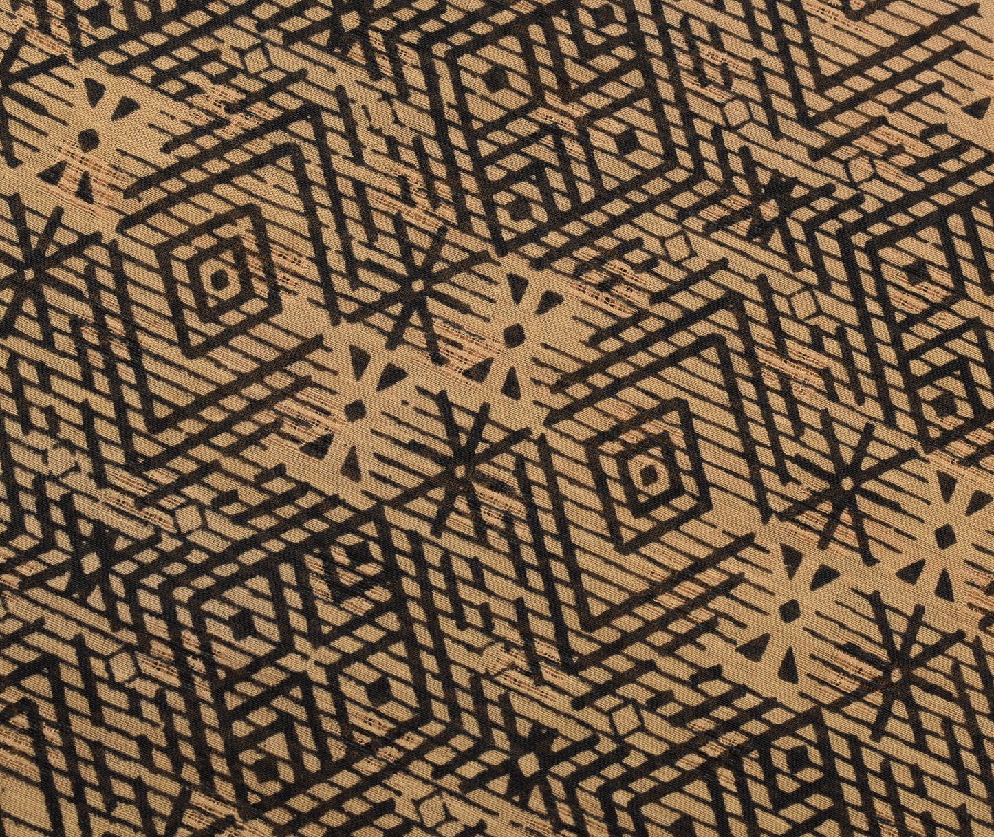 Sushila Vintage Cream Indian Saree 100% Pure Cotton Printed 5 Yard Craft Fabric
