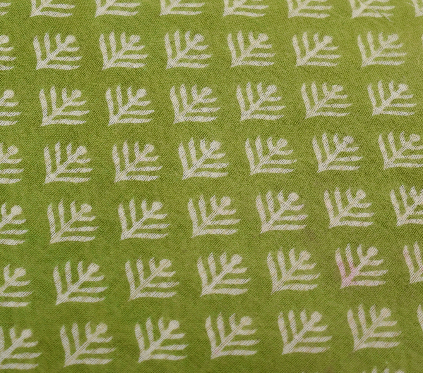 Sushila Vintage Green Saree 100% Pure Cotton Printed Floral Soft Craft Fabric