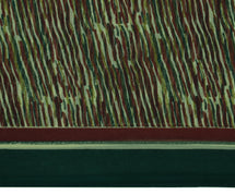 Sushila Vintage Green Saree Blend Georgette Silk Printed Indian Craft Fabric