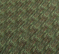 Sushila Vintage Green Saree Blend Georgette Silk Printed Indian Craft Fabric