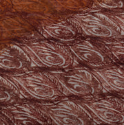 Sushila Vintage Saree 100% Pure Georgette Silk Printed Indian Craft Sari Fabric