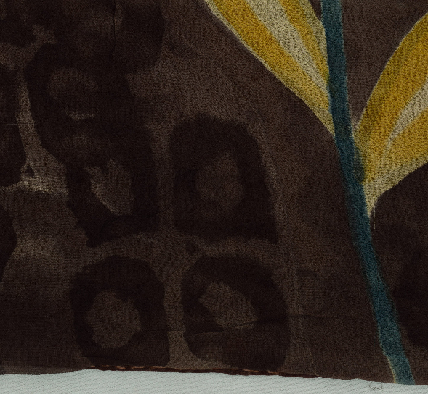 Sushila Vintage Cream Saree 100% Pure Georgette Silk Printed Floral Craft Fabric