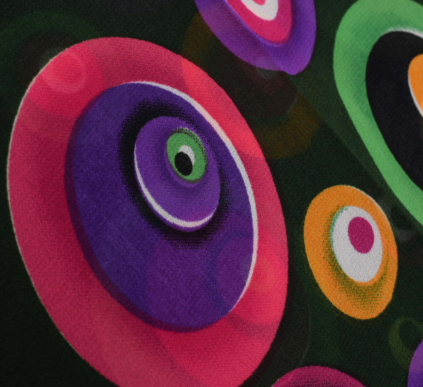 Sushila Vintage Green Saree Blend Georgette Silk Printed Indian Craft Fabric