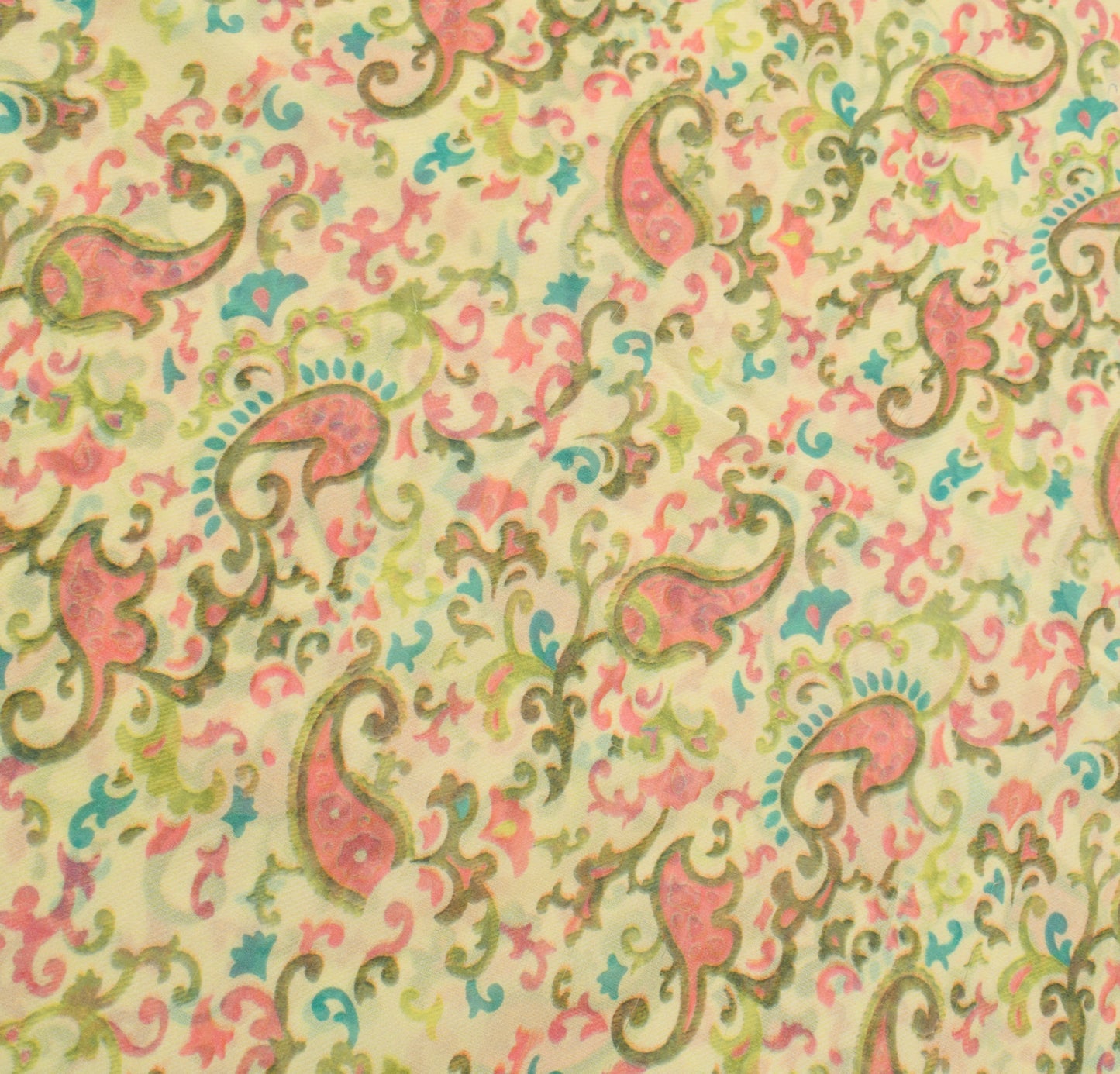 Sushila Vintage Cream Saree 100% Pure Georgette Silk Printed Floral Craft Fabric