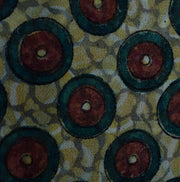 Sushila Vintage Indian Sari 100% Pure Georgette Silk Printed Floral Craft Fabric