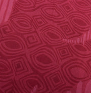 Sushila Vintage Magenta Saree 100% Pure Georgette Silk Printed Craft Fabric