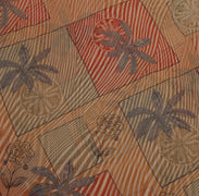 Sushila Vintage Indian Sari 100% Pure Chiffon Silk Printed Floral Craft Fabric