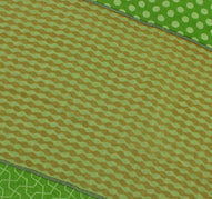 Sushila Vintage Green Saree 100% Pure Georgette Silk Printed Indian Craft Fabric