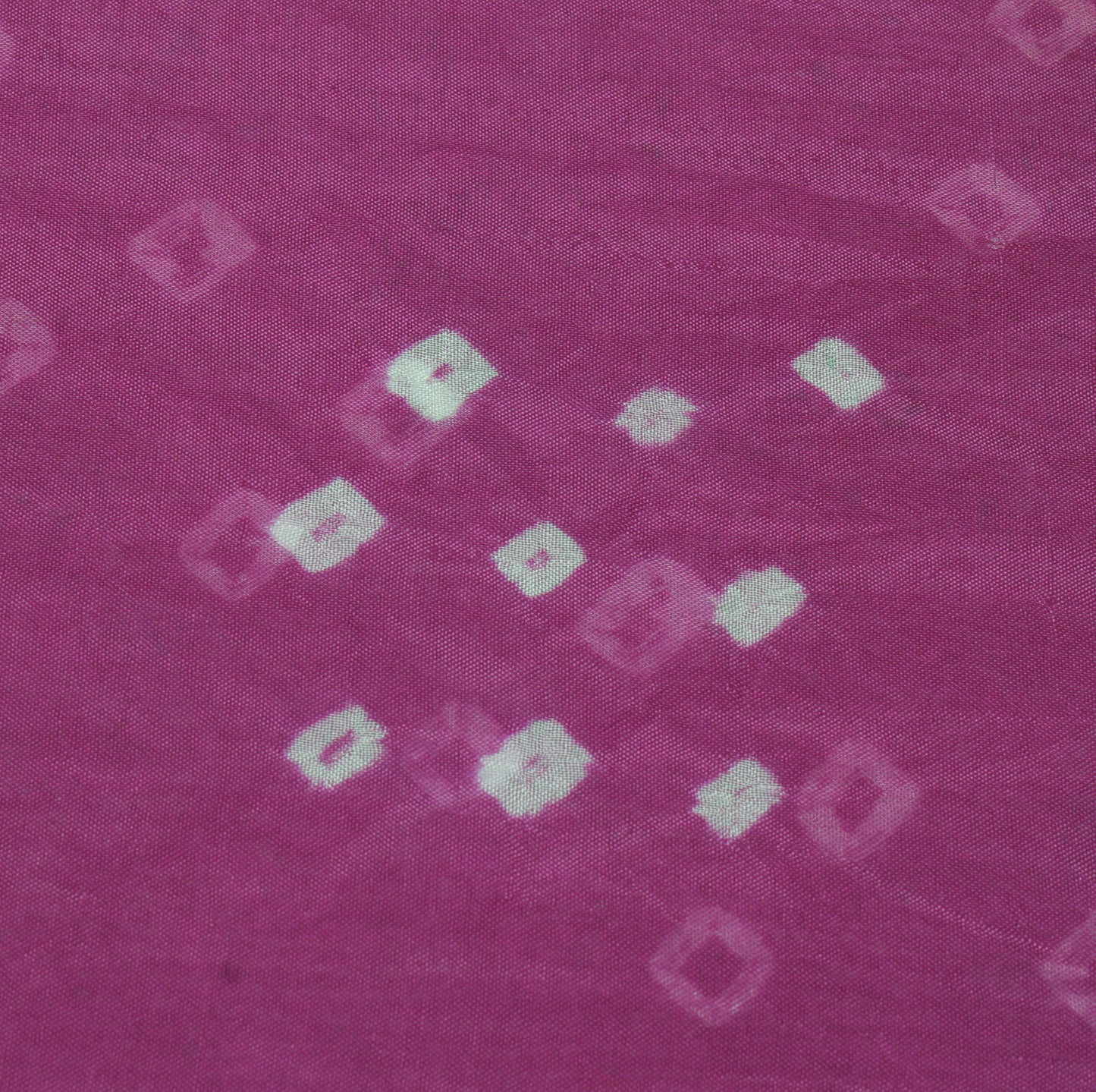 Sushila Vintage Purple Sari Blend Georgette Silk Bandhani Printed Craft Fabric