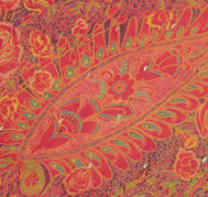 Sushila Vintage Yellow Sari 100% Pure Georgette Silk Printed Floral Craft Fabric