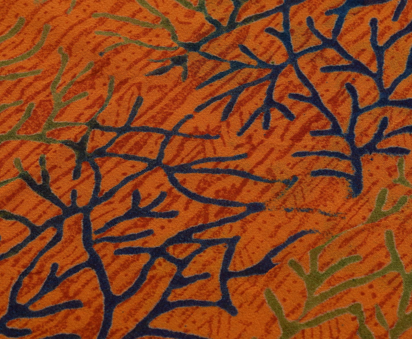 Sushila Vintage Indian Saree Pure Georgette Silk Printed Floral Craft Fabric