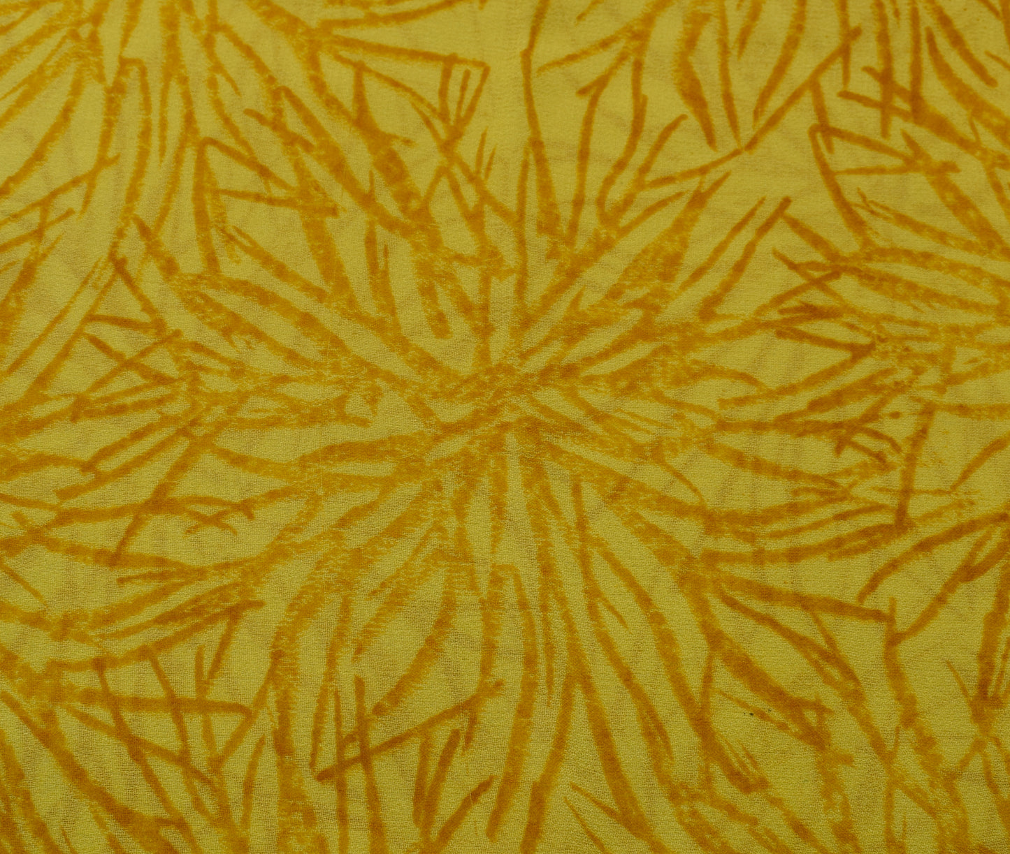 Sushila Vintage Green Saree Pure Georgette Silk Printed Floral Craft Sari Fabric