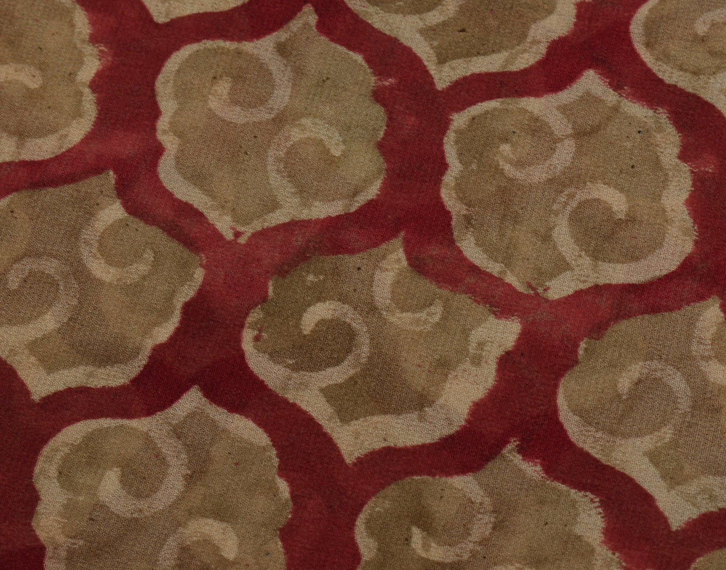 Sushila Vintage Dark Pink Saree 100% Pure Georgette Silk Printed Craft Fabric