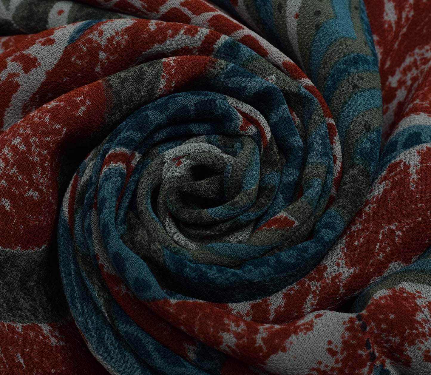 Sushila Vintage Indian Saree Pure Georgette Silk Printed Floral Craft 5YD Fabric