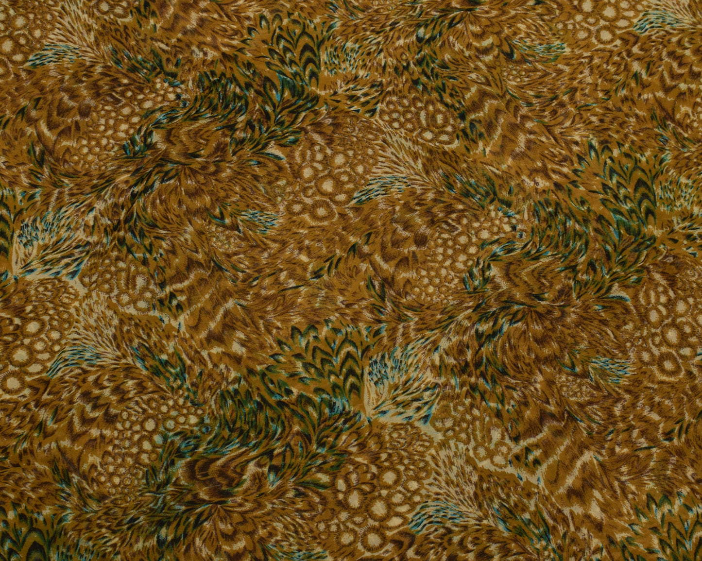 Sushila Vintage Indian Saree 100% Pure Georgette Silk Printed 5 YD Craft Fabric