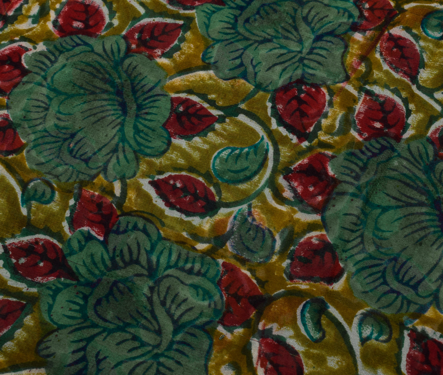 Sushila Vintage Saree 100% Pure Georgette Silk Printed Floral Craft Fabric