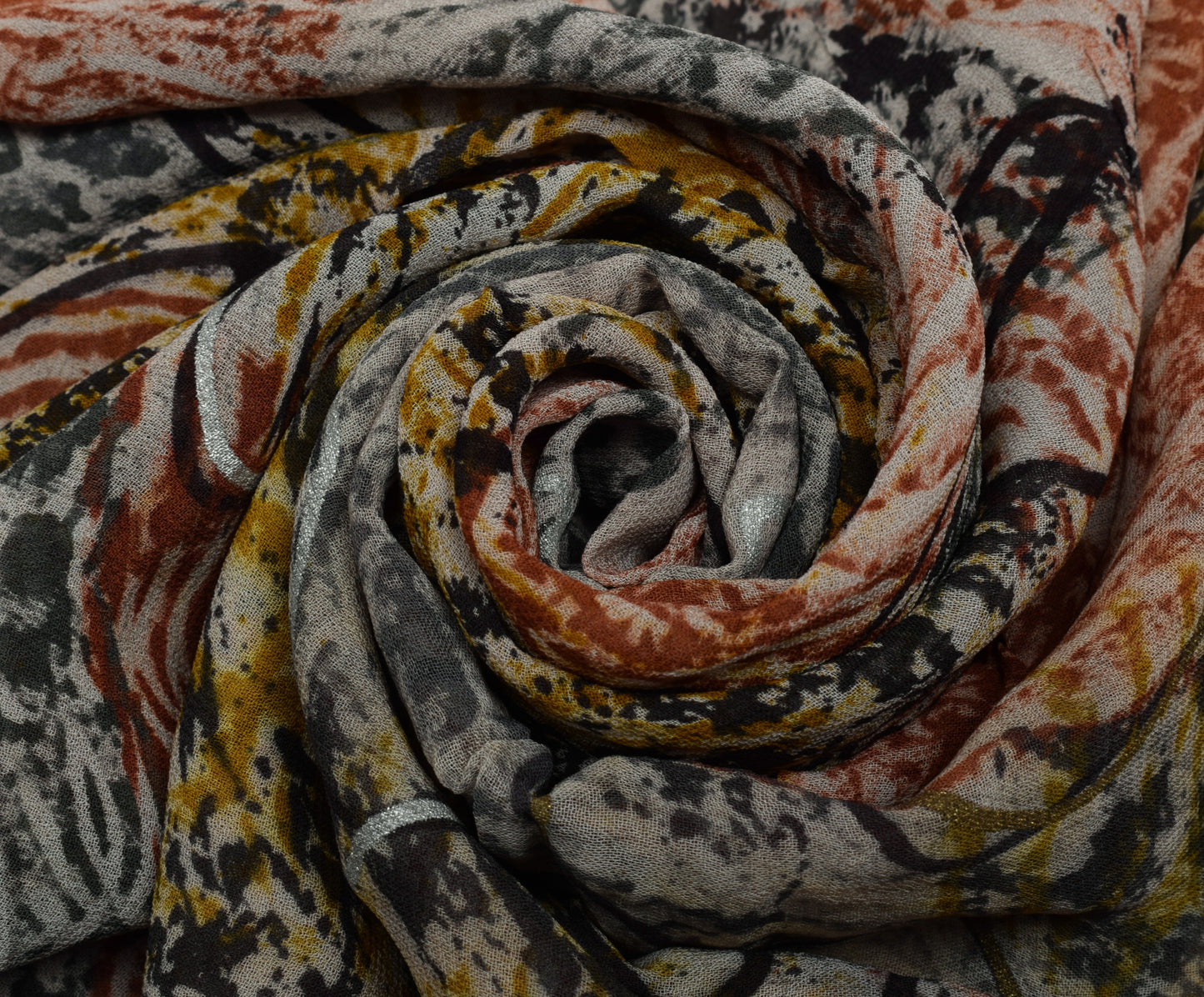 Sushila Vintage Indian Saree Pure Georgette Silk Printed 5 Yard Craft Fabric