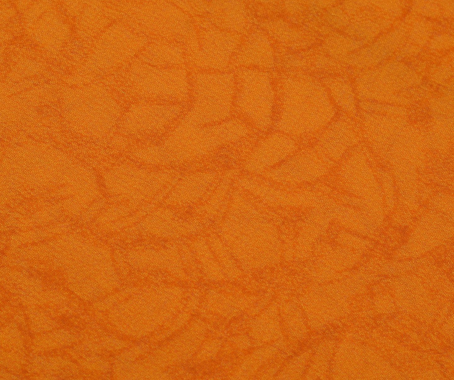 Sushila Vintage Mustard Sari Pure Georgette Silk Printed Floral Craft Fabric